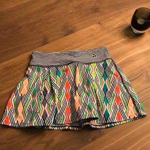Trina Turk “Neon Lights” tennis skirt